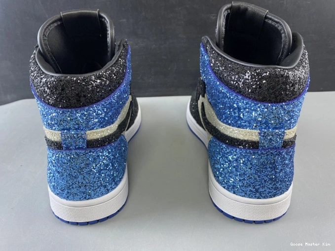 JORDAN 1 CK5566-400 DESIGN GLITTER X FRAGMENT AIR 0726